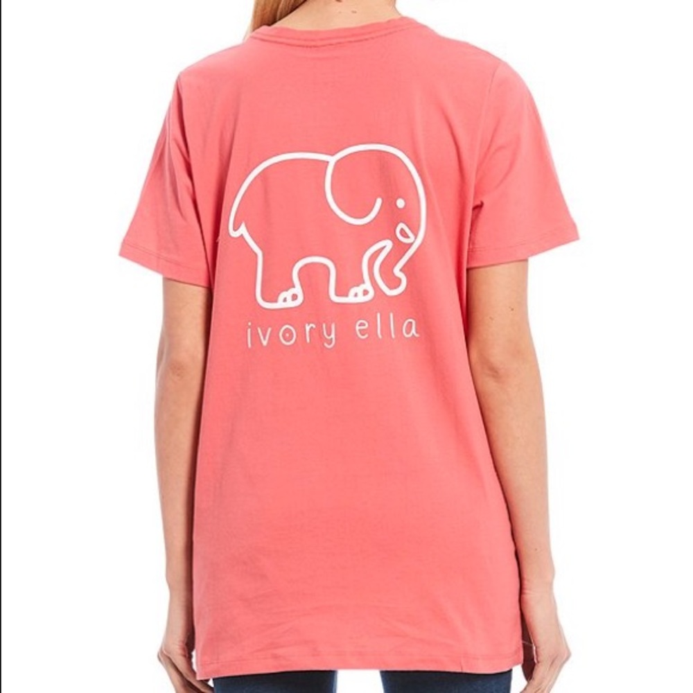NWT XL Ivory Ella Pink T-Shirt Graphic Tee VSCO